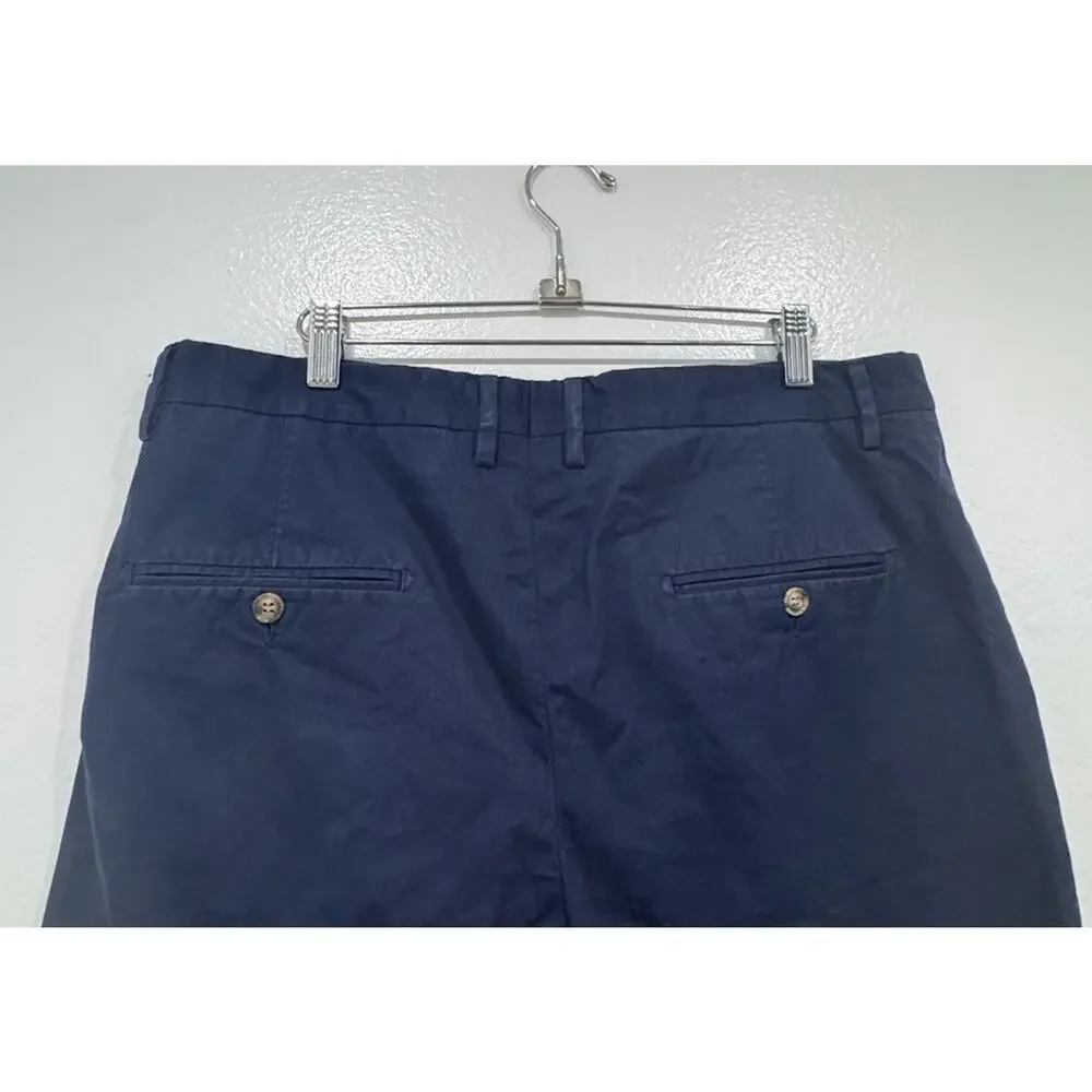 Reiss Navy Blue Pants Men’s‎ Size 34 Antibe Cotton Blend Casual Everyday Preppy